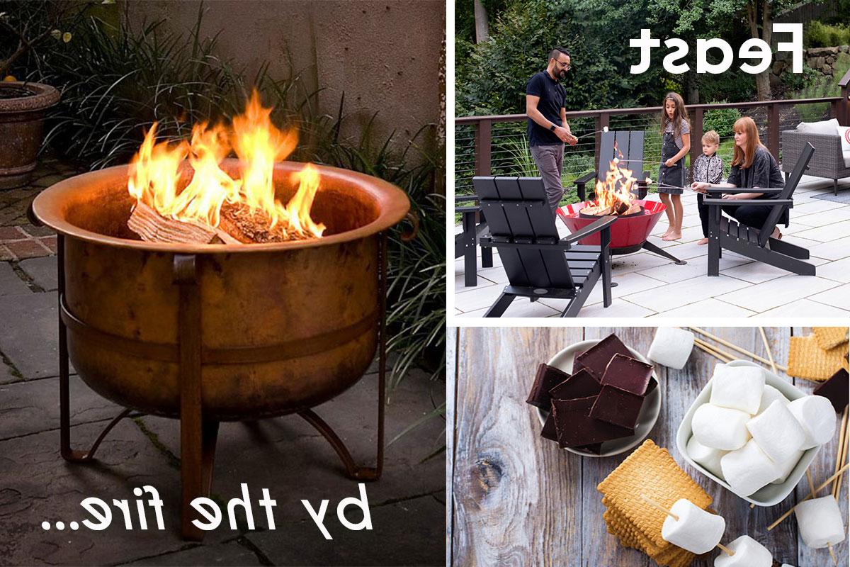 Feast by the fire pit for Memorial Day